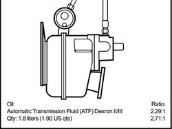 NEW Volvo Penta HS25A 2.71 Marine Gearbox