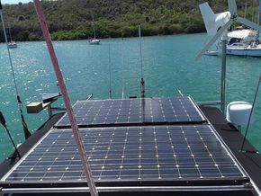 2 x Solar Sanyo panels & Kiss wind generator