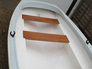 DORY type 9ft tender dinghy + trolley