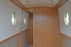 New 57ft Semi-trad Stern Lined Sailaway Narrowboat With Additions.