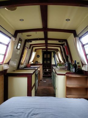 From the stern inside