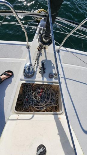 Electric windlass, effortless anchoring