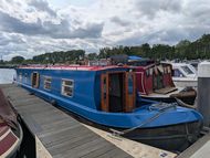 Catnip, 50' cruiser stern built by Liverpool boat builders