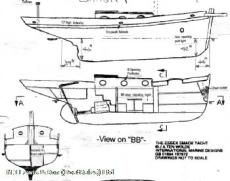 28ft Smack Yacht GRP Gaff Cutter 2000, Tyrell & Young mould 