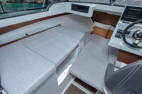 Jeanneau Merry Fisher 605 - cabin cushions and saloon berth conversion