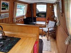 50ft Narrowboat, Cruiser stern