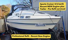 Sealine Sports Cruiser - Recent New Engine - 4-6 berth - Trailer    