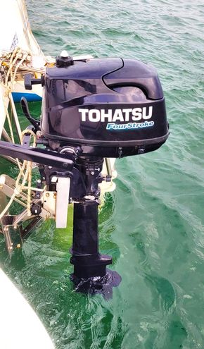 Tohatsu 6HP auxiliary & tender engine