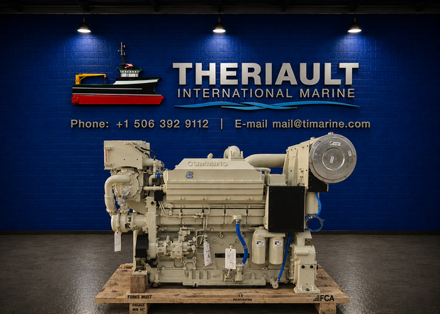 CUMMINS KTA19-M3 MARINE ENGINES – 640 HP @ 1800 RPM – NEW SURPLUS
