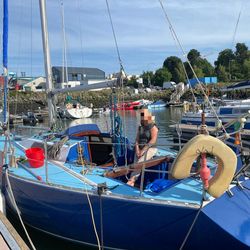 GOLDEN SHAMROCK SAIL BOAT