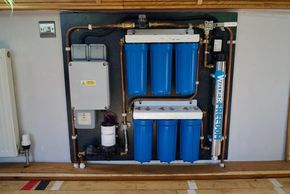 Water filtration system providing unlimited water supply