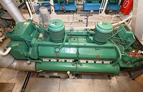 GM/Detroit 16V-149, 970 bHp. at 1800 rpm, installed 1982 