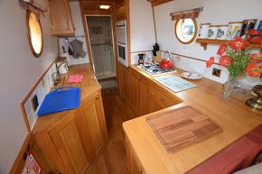 Galley aft