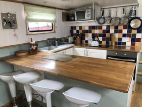 Galley with breakfast bar