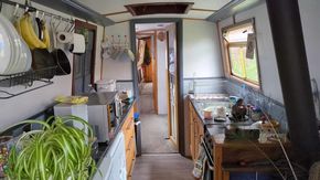 Kitchen through to saloon