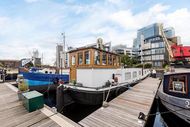 Residential Dutch Barge with Transferable Poplar Dock Marina Mooring