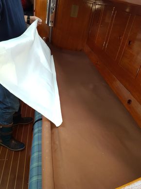 Pipe cot with lee cloths