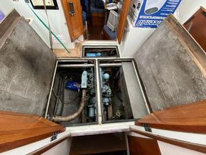 Engine Access from Cockpit sole