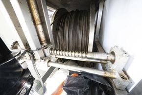 sonar cable and winch