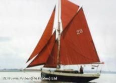28ft Smack Yacht GRP Gaff Cutter 2000, Tyrell & Young mould 
