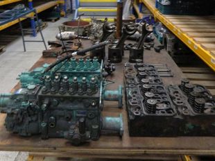 Doosan L086 TIL Marine Diesel Engine Breaking For Spares