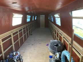 Internal painting and subfloor