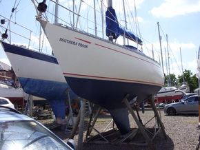 Port Bow showing her lovely lines