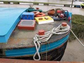 Humber Barge 61ft with Residential Mooring  - Foredeck