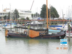 1896 Classic Yacht Tjalk Pavilion Dutch Sailing Barge