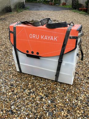 Folded kayak