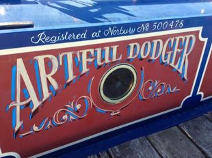 Artful Dodger narrow boat, cruiser stern,  narrow boat 