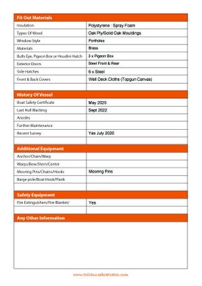 Tollhouse Boat Details Form 3