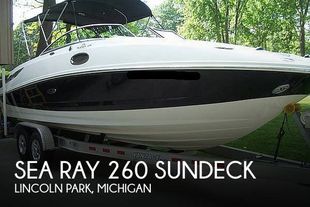 2011 Sea Ray 260 Sundeck