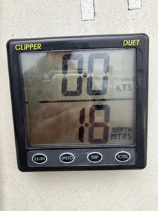 Clipper speed and depth log
