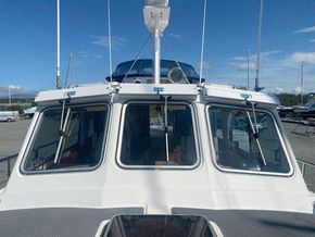 Wheelhouse - typical Nelson 45 triple windscreen with Wynn straightline Type C wipers with screenwash