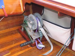 Winch and oddment pouch