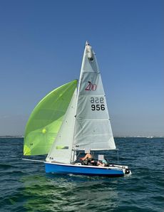 RS 200 sailing dinghy