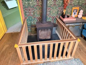 Houseboat Converted barge  - Heating Stove