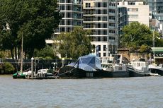 Converted 1950's Dutch Barge