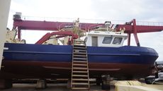 20 Meter Used Workboat With Crane 
