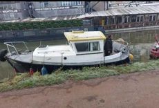 Island plastics fishing boat