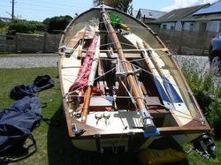 Bass boat VGC New 5hp. Engine.