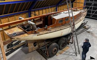 32ft  Alan Pape Centreboard Cruiser,1967 A restoration project