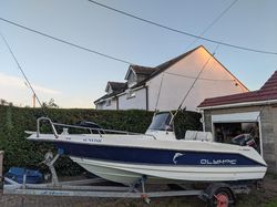 Olympic 500CC, Suzuki DF90, Trailer