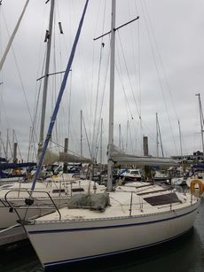 Gibsea 282, 1991, lifting keel.