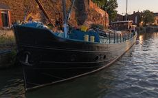 Beautiful Dutch Barge in Bristol Harbour