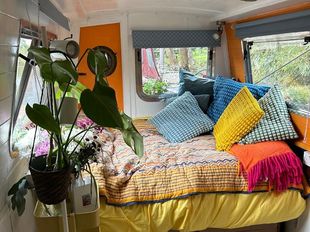 Narrowboat with private mooring