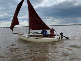 Classic 17-ft gaff-rig yacht "Sprite"