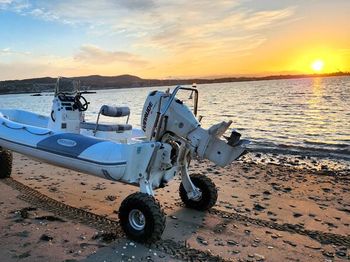 Sealegs RIB with drive on Trailer