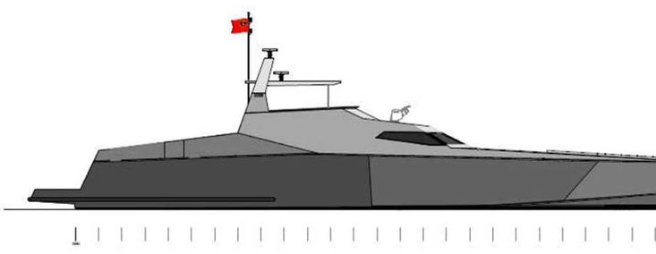 35mtr 52 knot Stealth Offshore Patrol Vessel